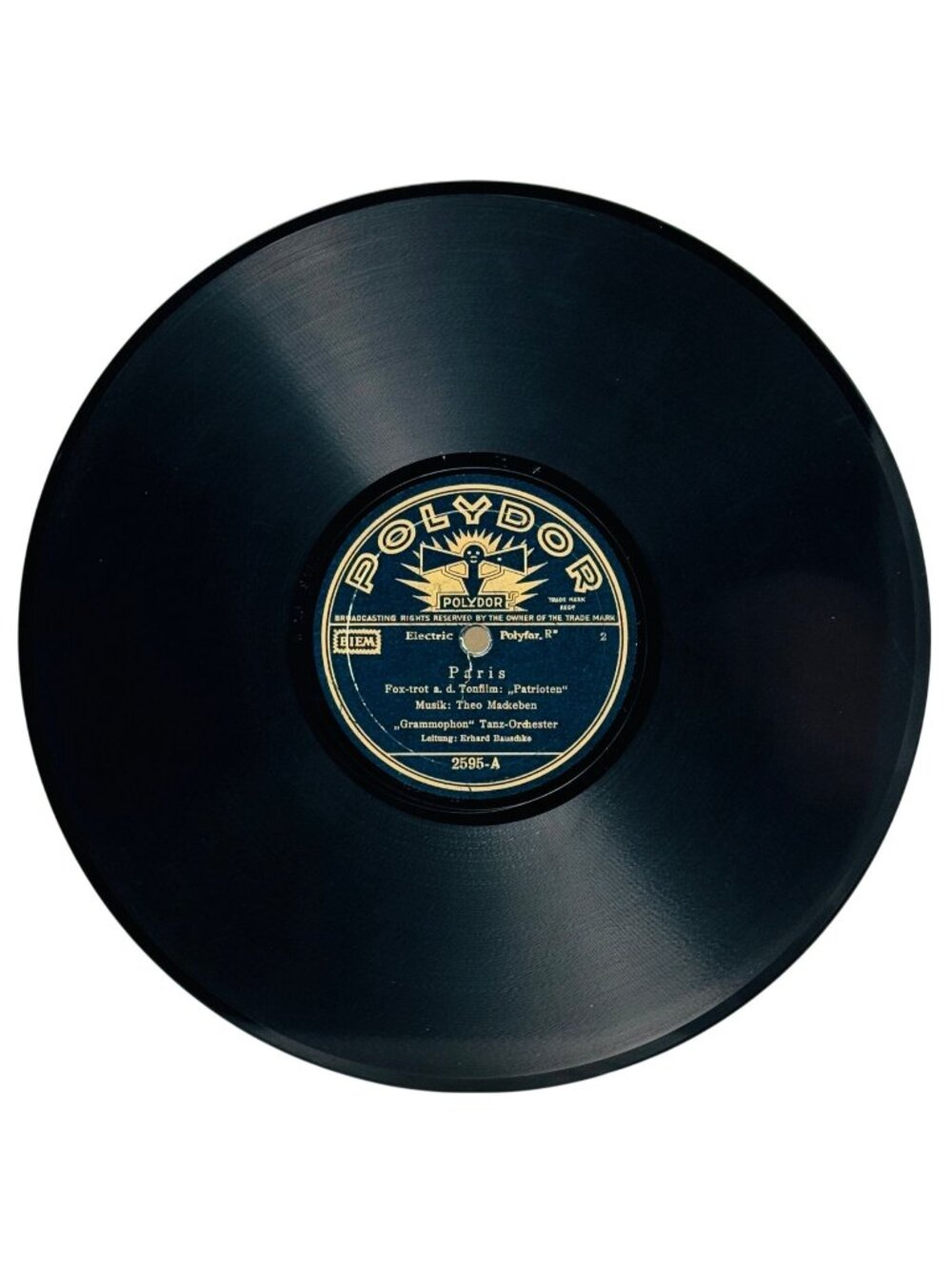 Theo Mackeben - Franz Doelle 10 in Shellac 78 RPM German Polydor Records 2595